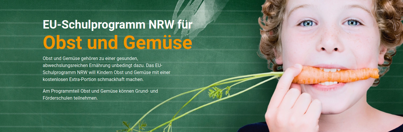 EU-Schulprogramm NRW für Obst und Gemüse